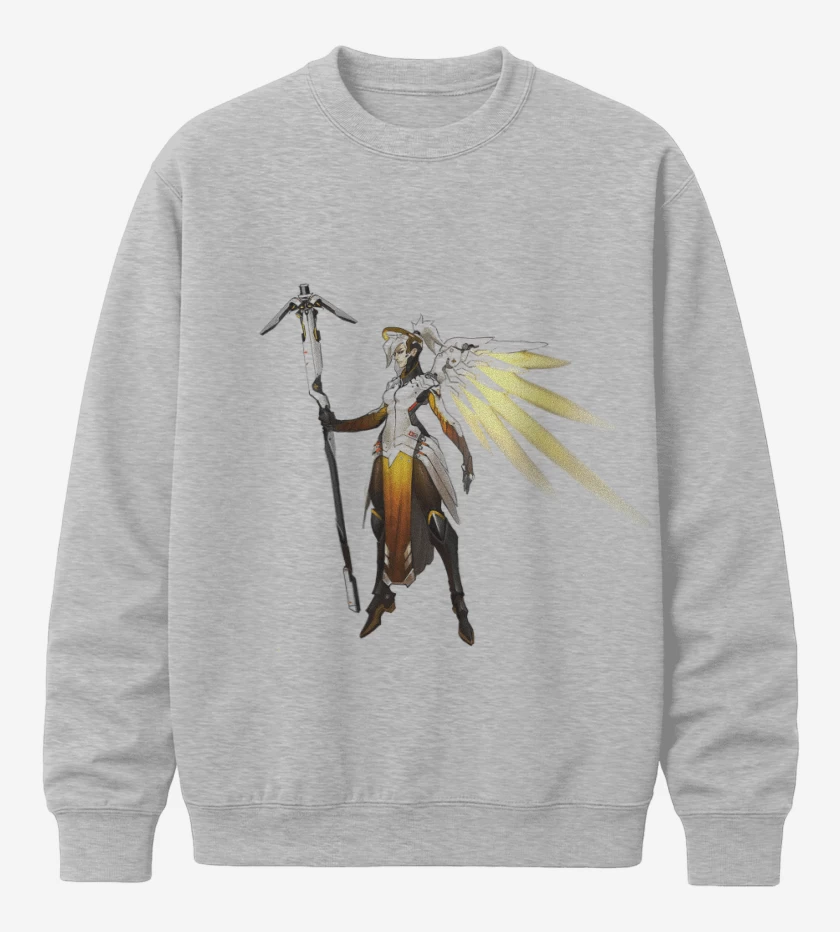 Poleron polo Gris Melange de Mercy Full color