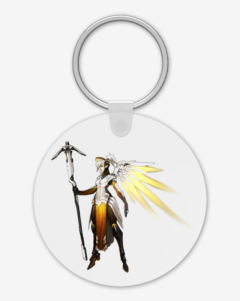 Llavero Blanco de Mercy Full color