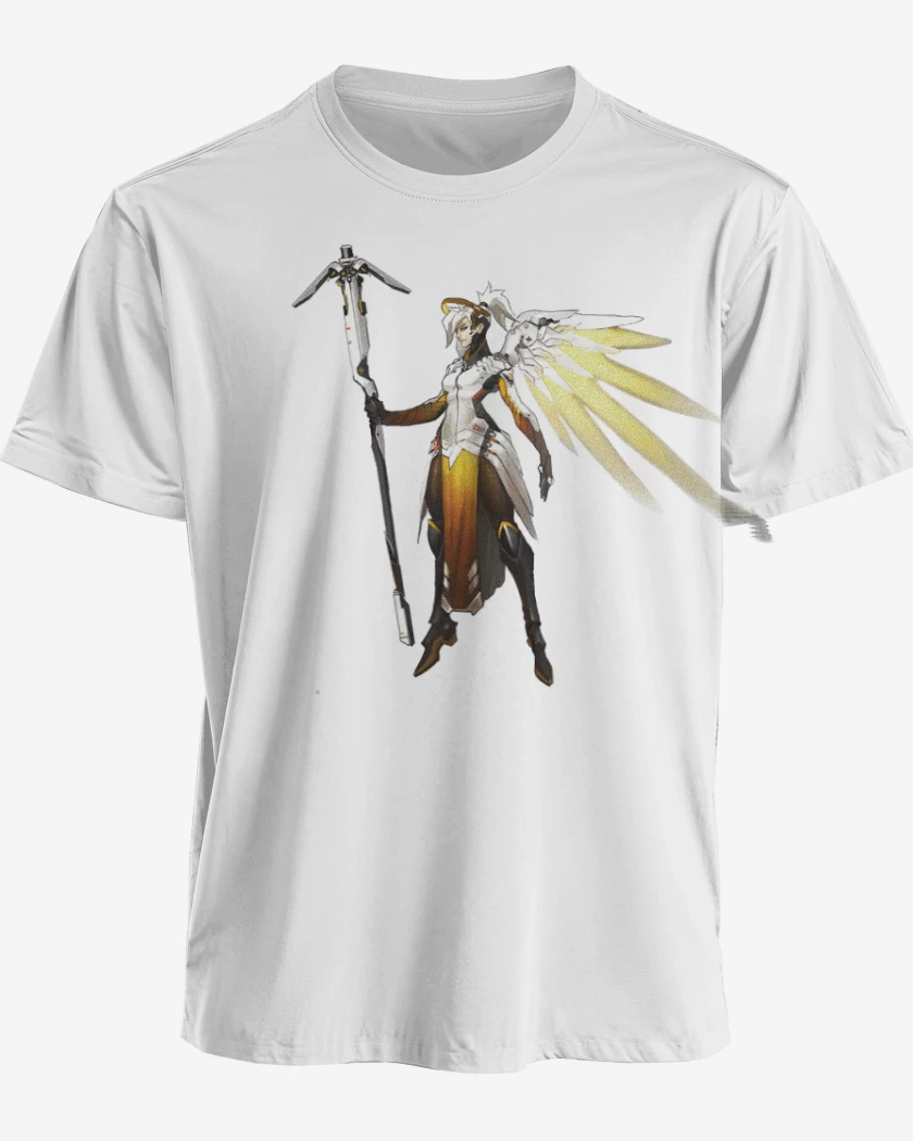 Polera premium Blanco de Mercy Full color