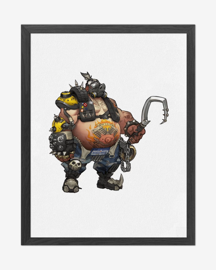 Cuadro decorativo Blanco de Roadhog full color