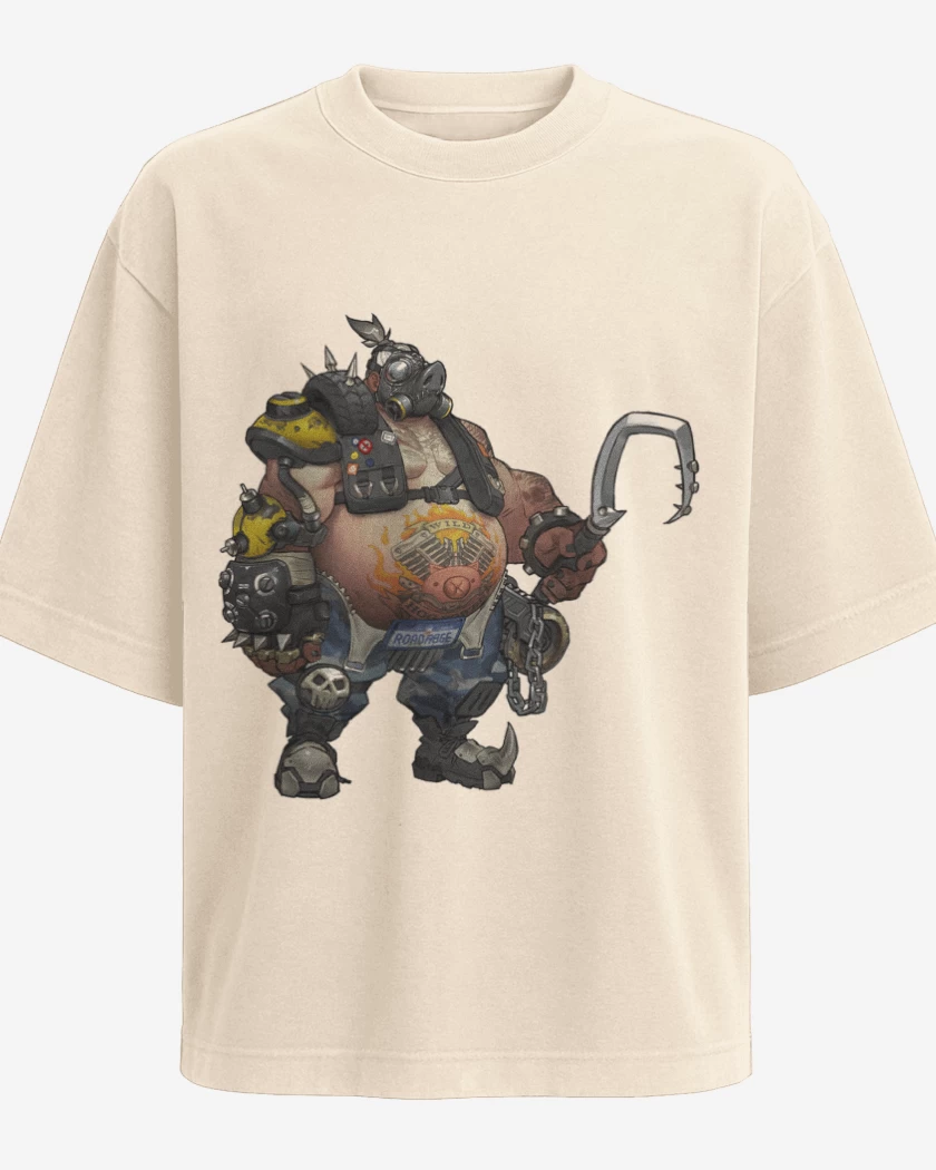 Polera Oversize Beige de Roadhog full color
