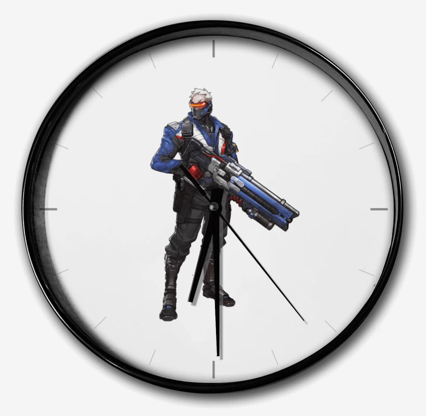 Reloj Blanco de Soldier 76 full color