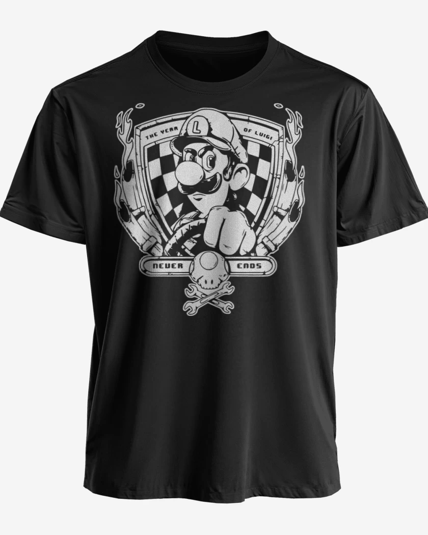 Polera premium Negro de The Year Of Luigi