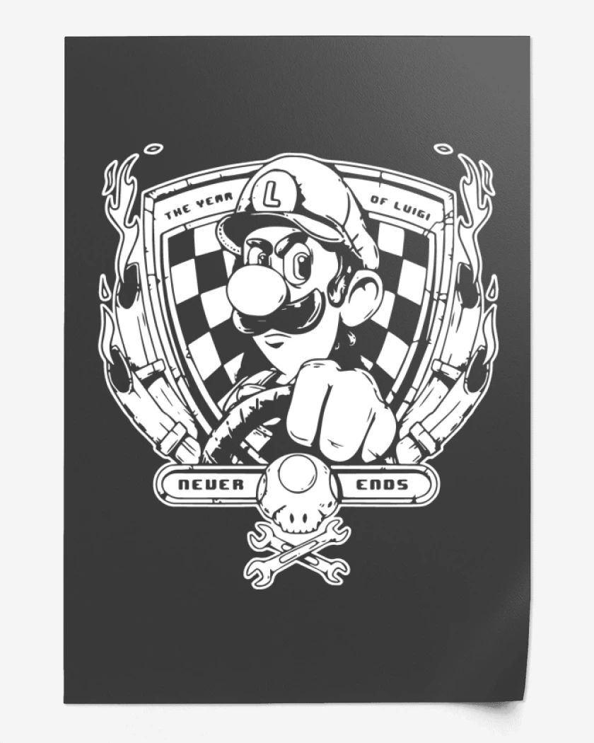 Print The Year Of Luigi