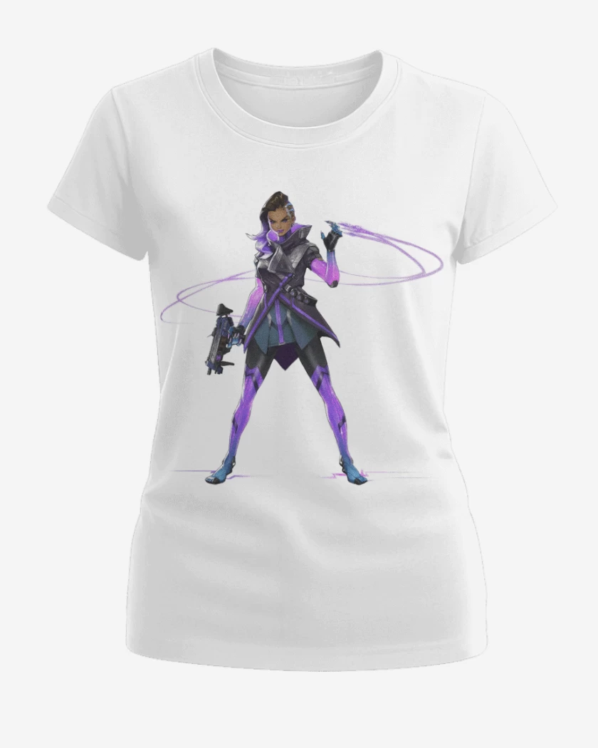 Polera de Mujer Blanco de Sombra full color