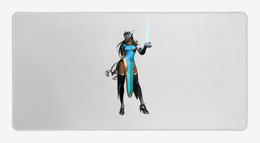 Mouse pad Gamer Blanco de Symetra full color