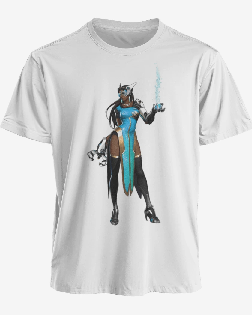 Polera premium Blanco de Symetra full color