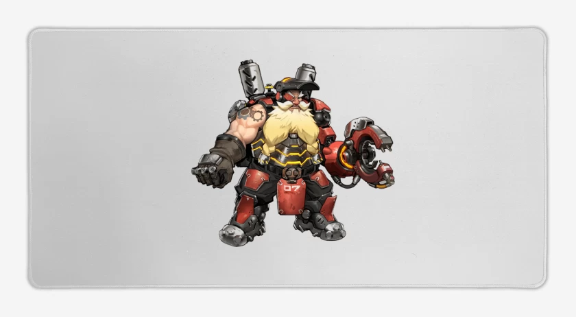 Mouse pad Gamer Blanco de Torbjorn