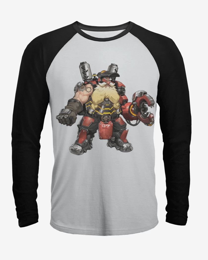 Polera Raglan Blanco / Negro de Torbjorn