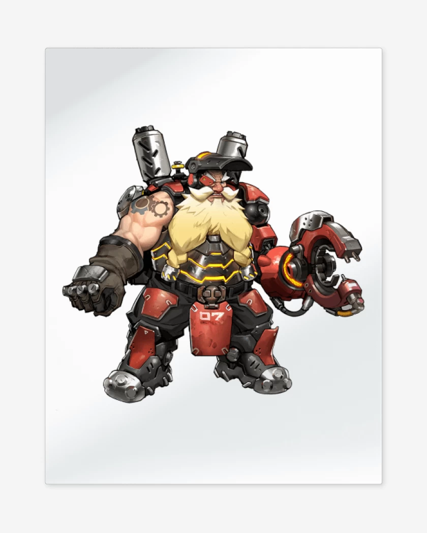 Print metalico Blanco de Torbjorn