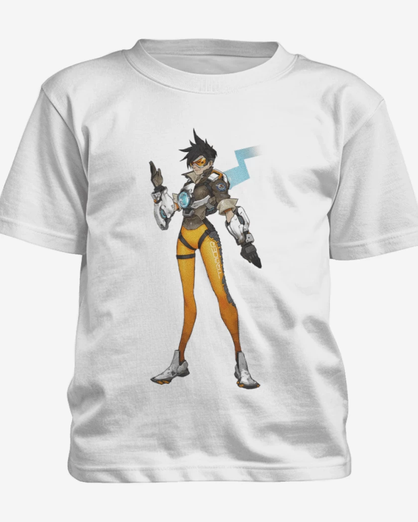 Polera de niño Blanco de Tracer full color