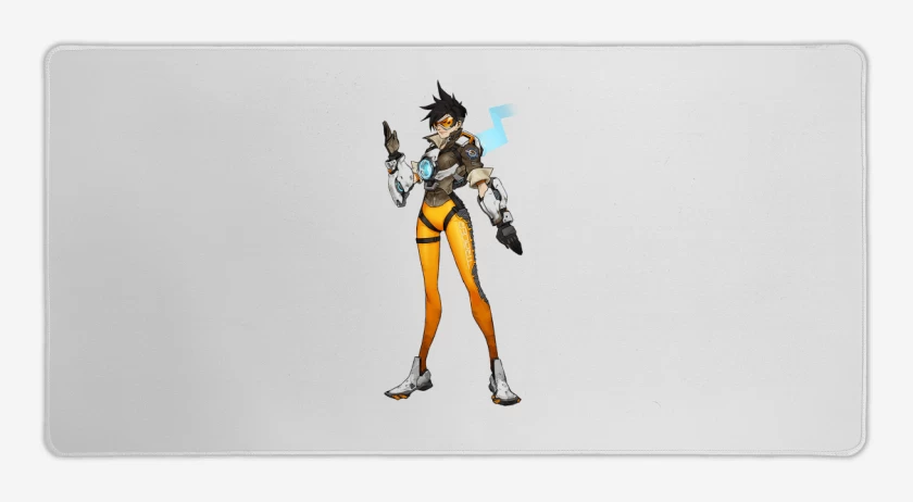 Mouse pad Gamer Blanco de Tracer full color
