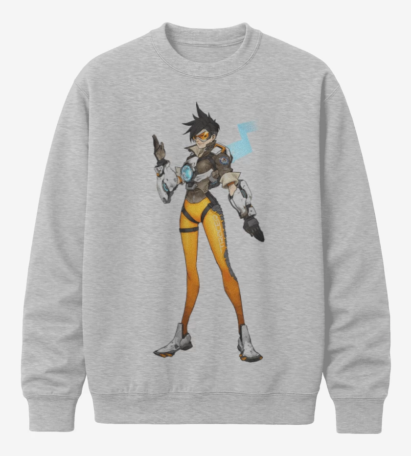 Poleron polo Gris Melange de Tracer full color