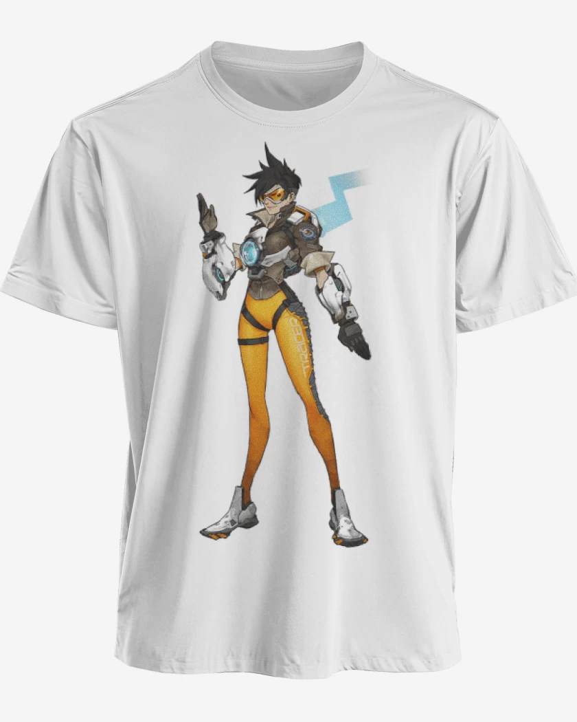 Polera premium Blanco de Tracer full color