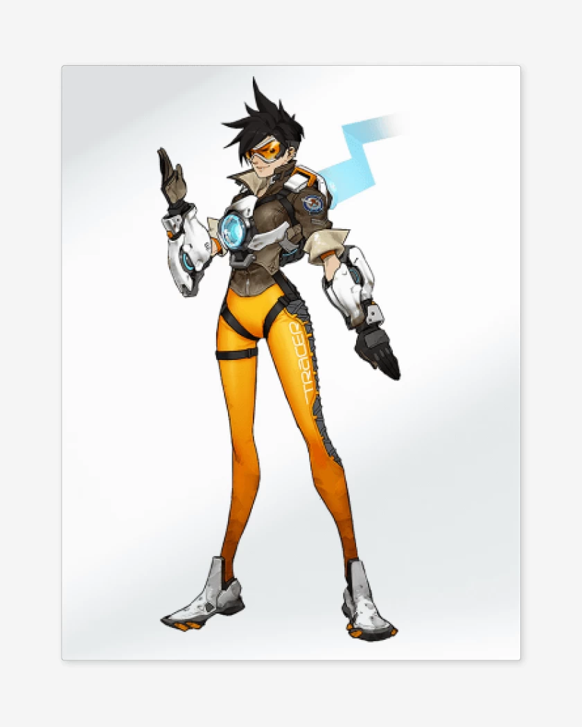 Print metalico Blanco de Tracer full color