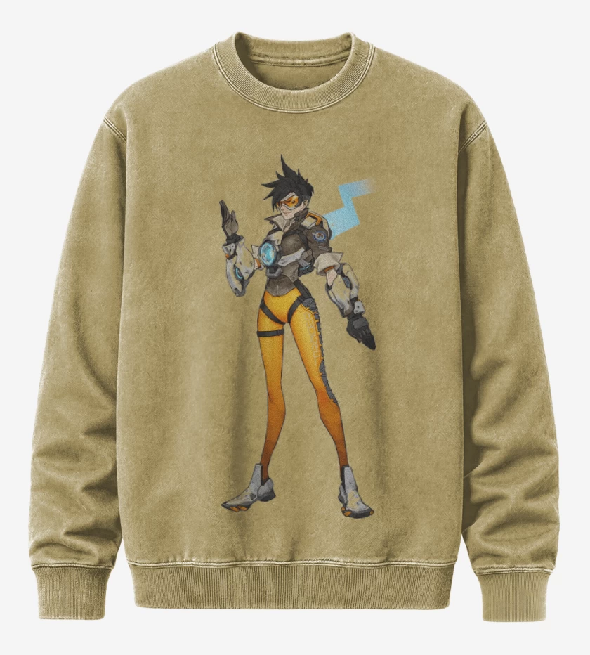 Poleron Polo Acid Wash Beige de Tracer full color