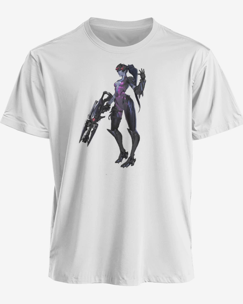Polera premium Blanco de Widowmaker full color