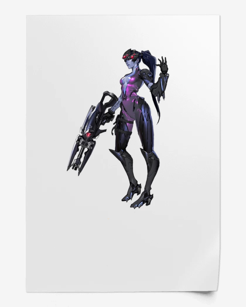 Print Blanco de Widowmaker full color