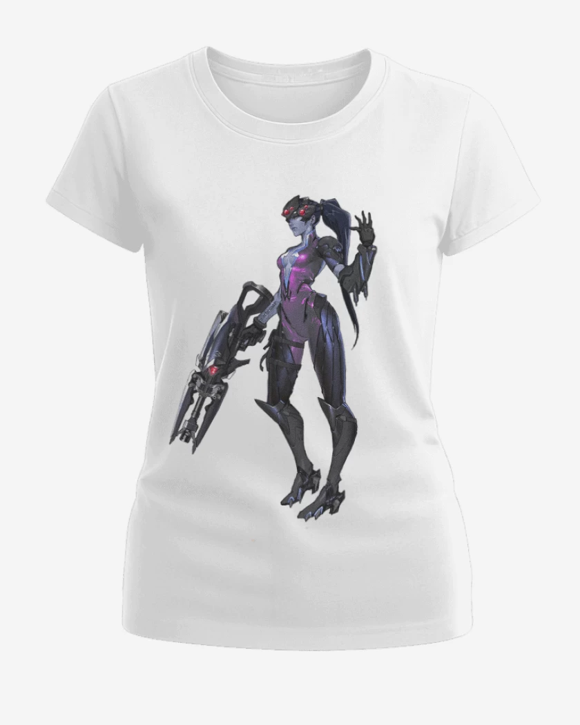 Polera de Mujer Blanco de Widowmaker full color
