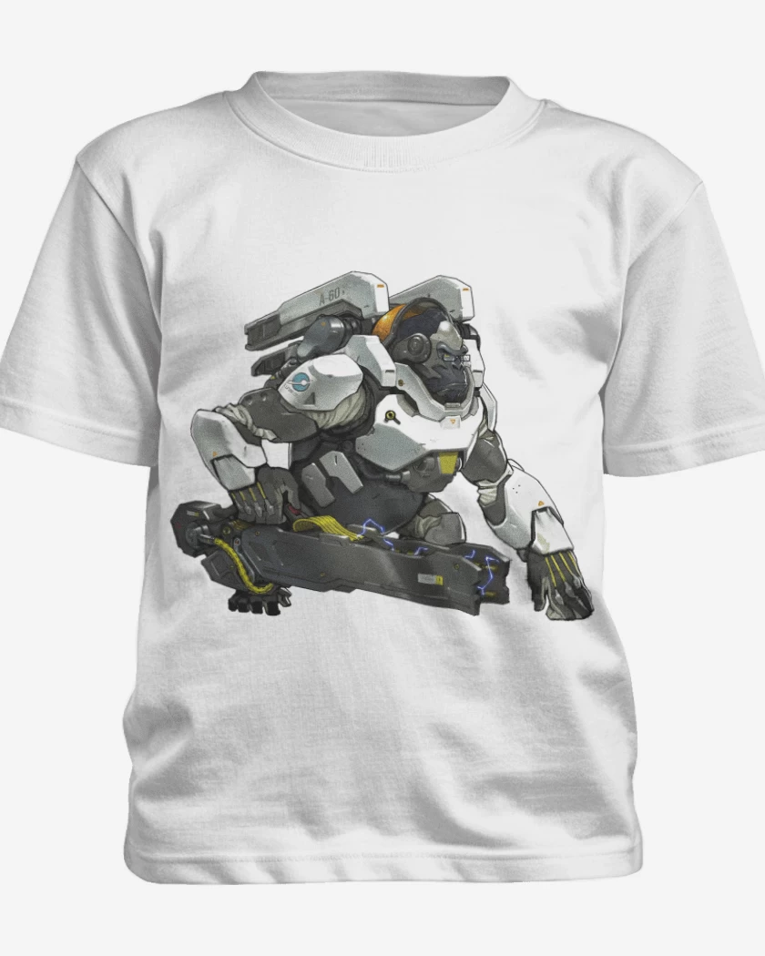 Polera de niño Blanco de Winston full color