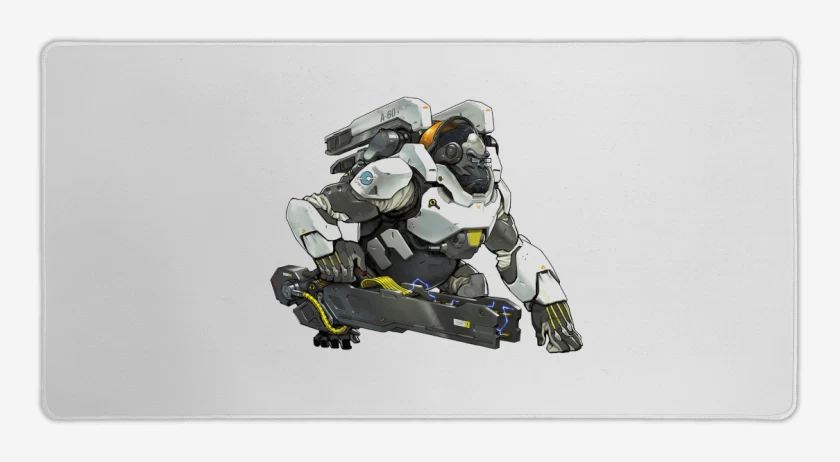 Mouse pad Gamer Blanco de Winston full color