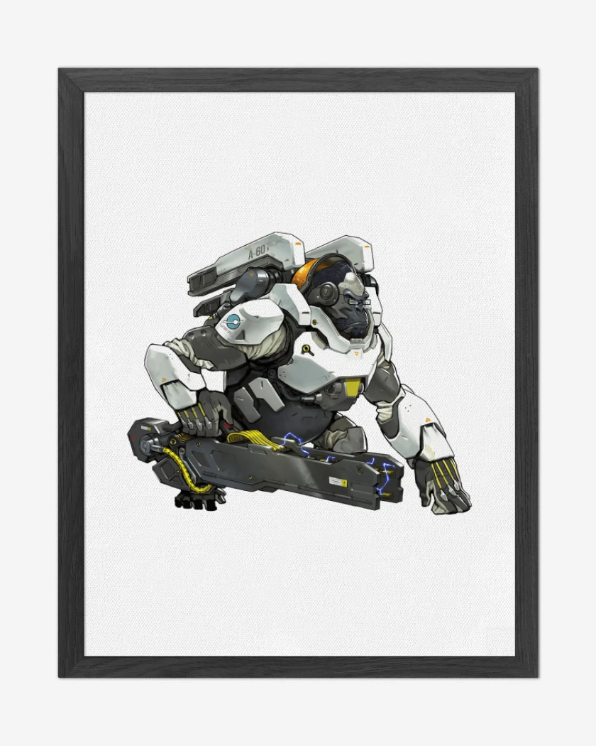 Cuadro decorativo Blanco de Winston full color