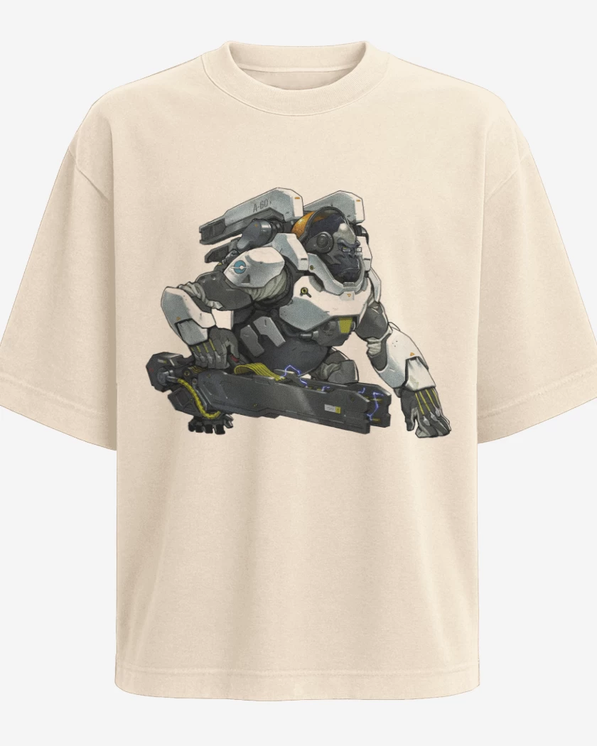 Polera Oversize Beige de Winston full color