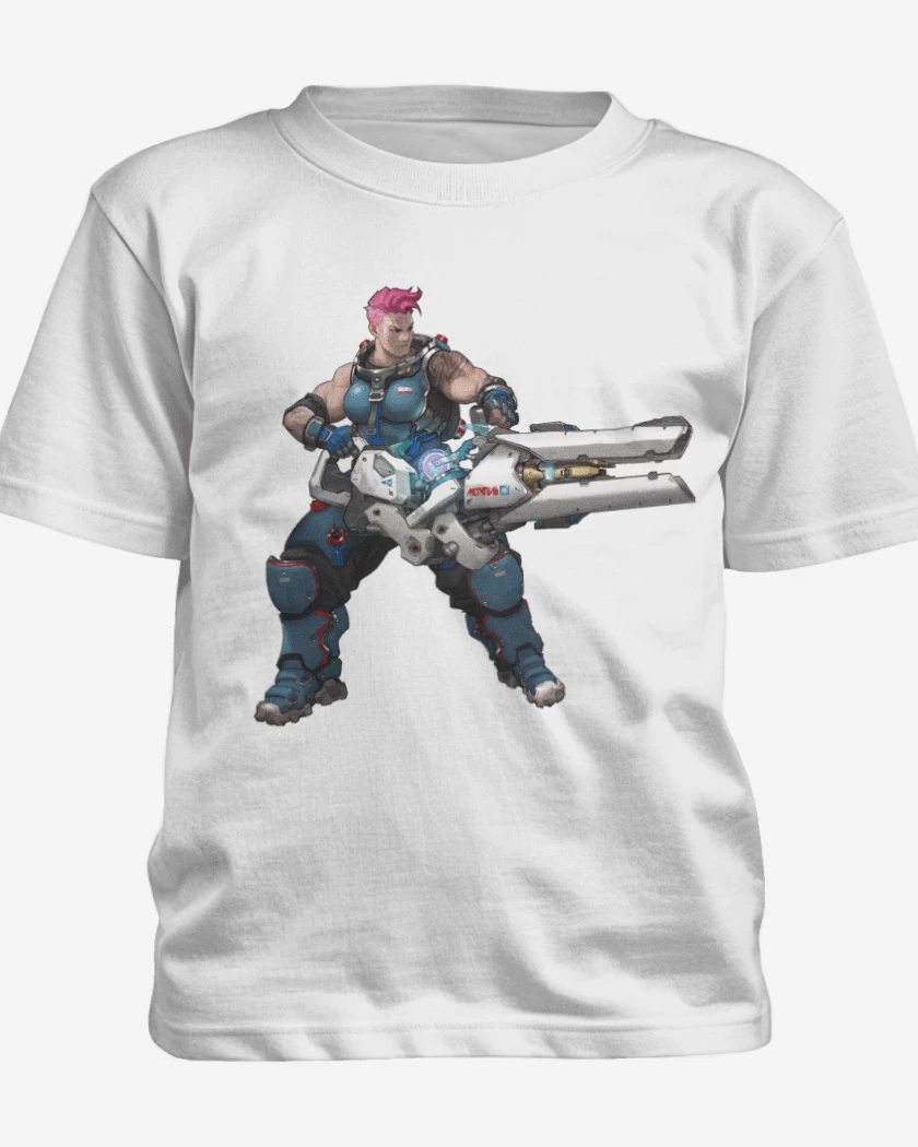 Polera de niño Blanco de Zarya full color