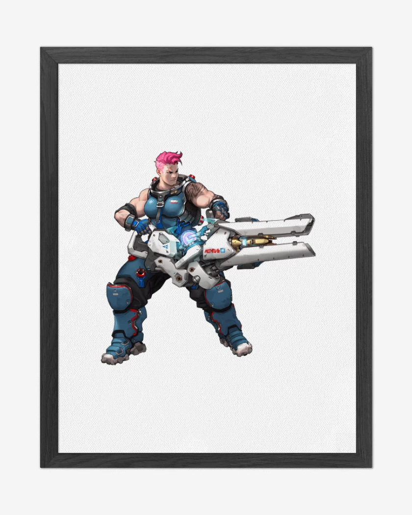 Cuadro decorativo Blanco de Zarya full color