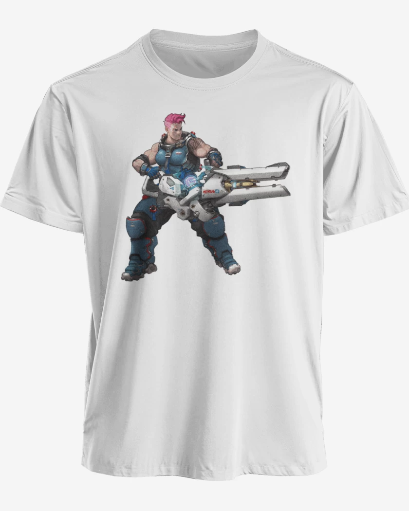 Polera premium Blanco de Zarya full color