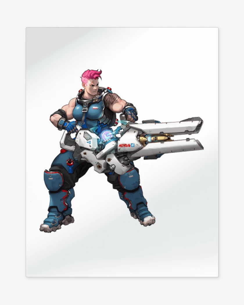Print metalico Blanco de Zarya full color