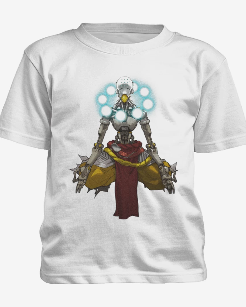 Polera de niño Blanco de Zenyatta Full color