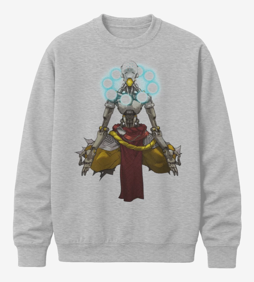 Poleron polo Gris Melange de Zenyatta Full color
