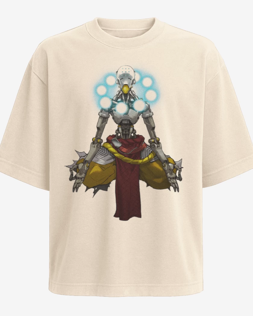 Polera Oversize Beige de Zenyatta Full color