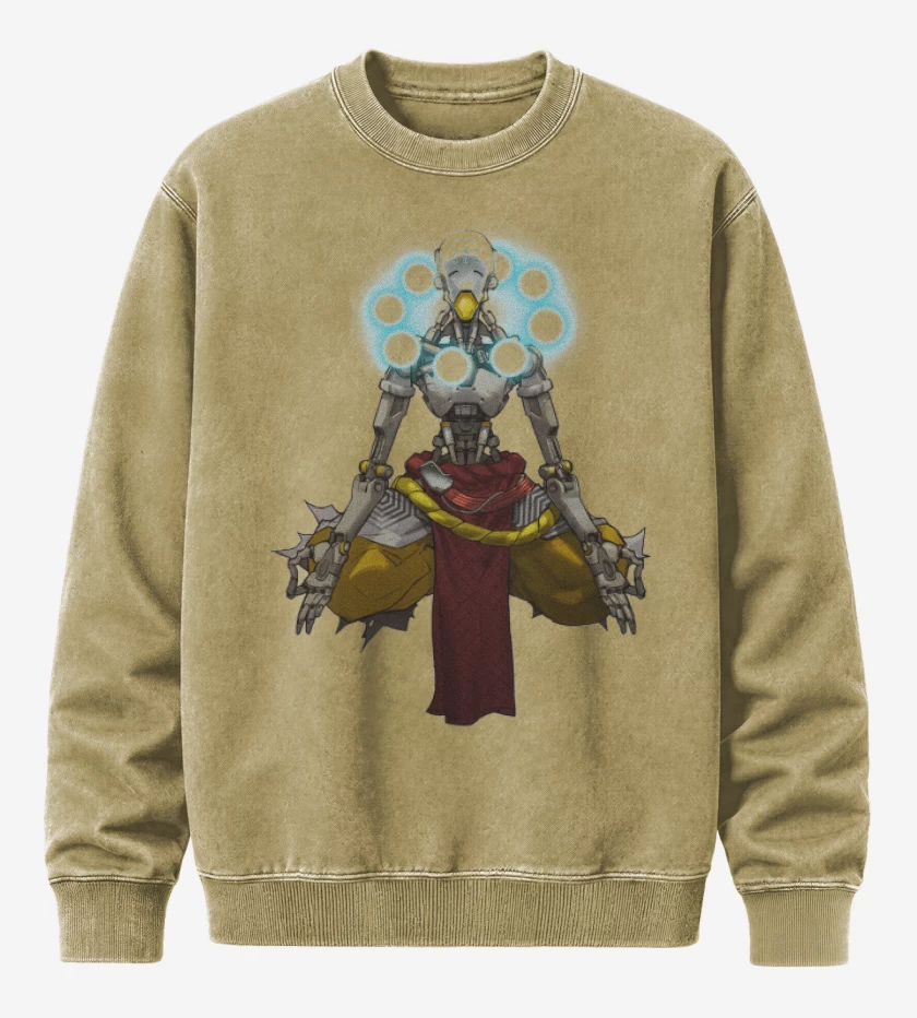 Poleron Polo Acid Wash Beige de Zenyatta Full color