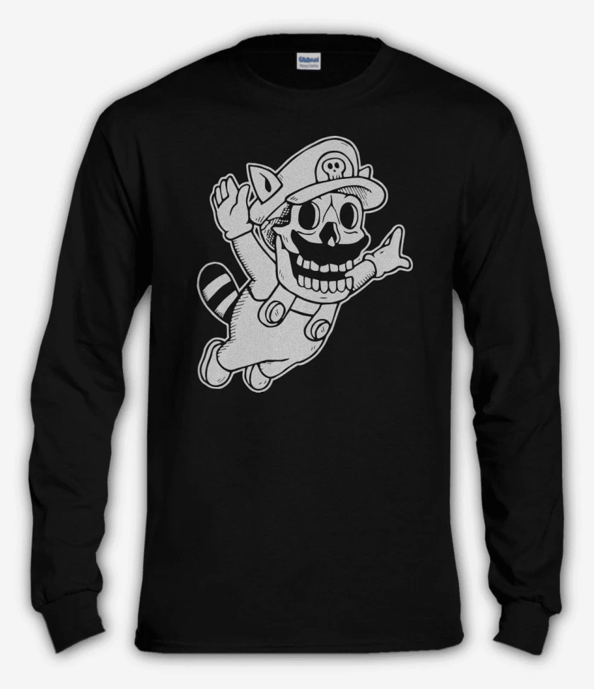 Polera manga larga Negro de Skull Bros