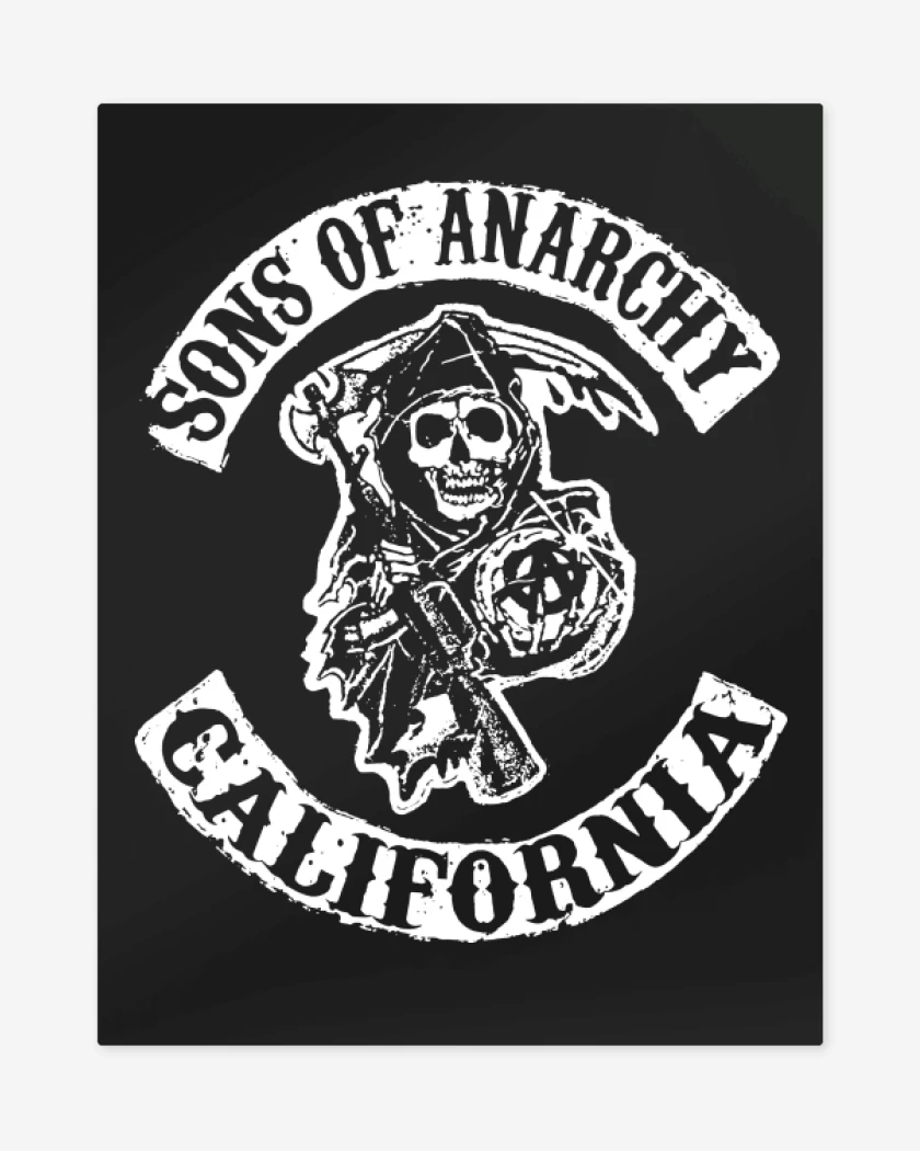 Print metalico Negro de SOA 2