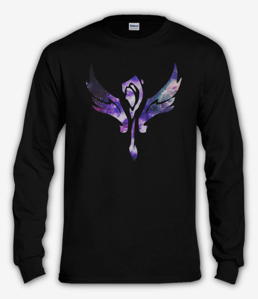 Polera manga larga Negro de Supp full color