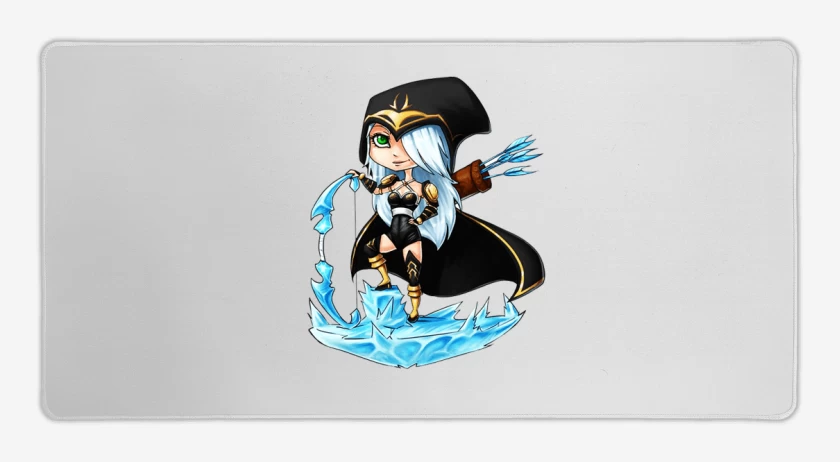 Mouse pad Gamer Blanco de Ashe