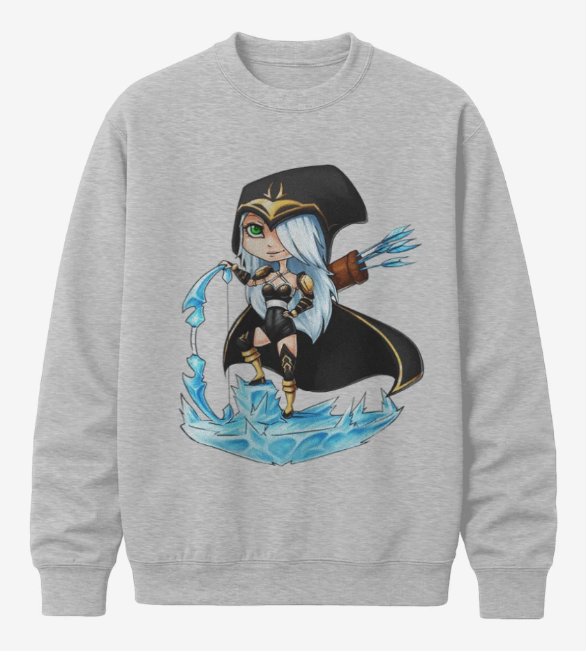 Poleron polo Gris Melange de Ashe
