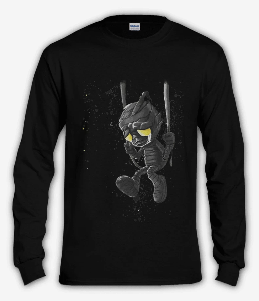 Polera manga larga Negro de Amumu
