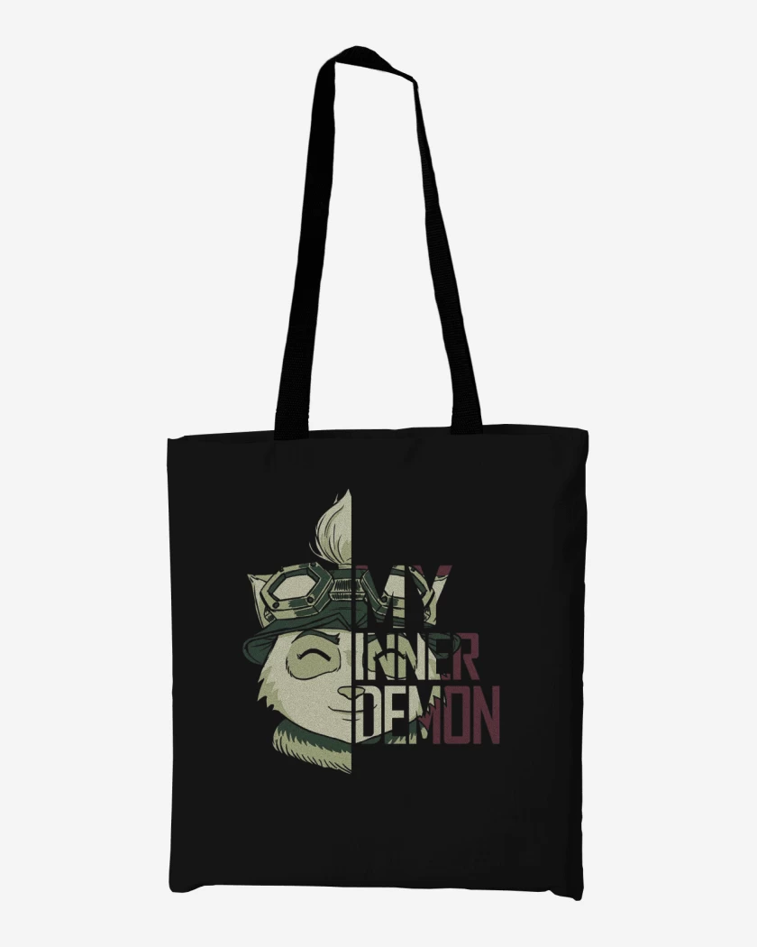 Totebag Negro de Teemo