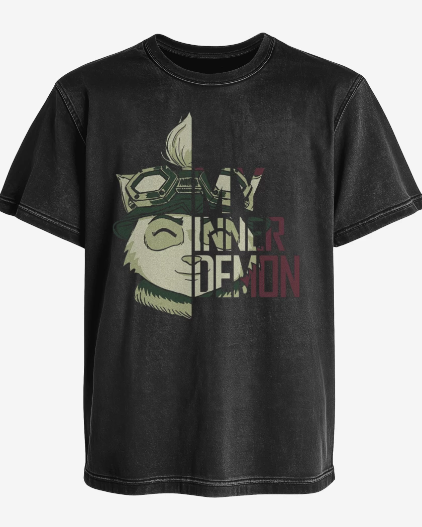 Polera desgastada Teemo