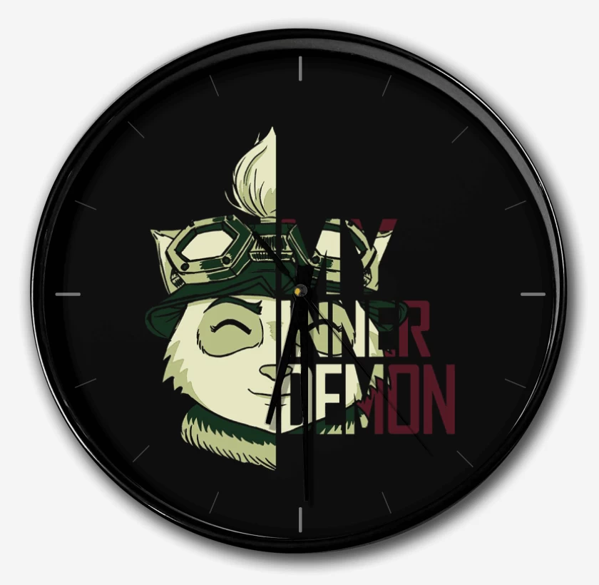 Reloj Negro de Teemo