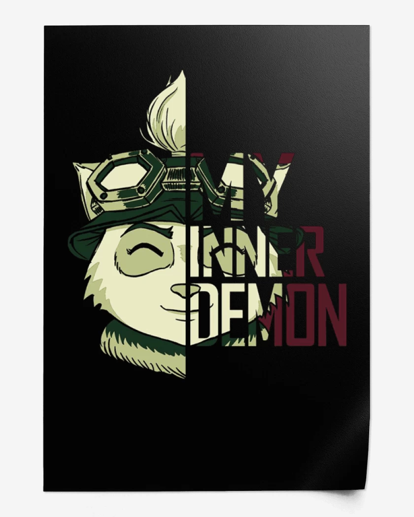 Print Negro de Teemo