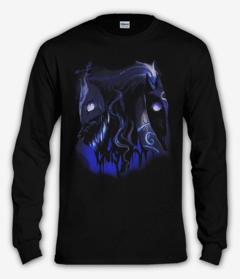 Polera manga larga Negro de Kindred Full color