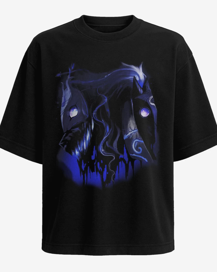 Polera Oversize Negro de Kindred Full color