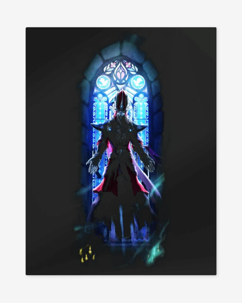 Print metalico Negro de Karthus