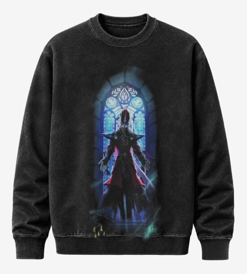 Poleron Polo Acid Wash Negro de Karthus