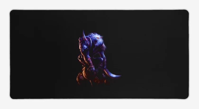 Mouse pad Gamer Negro de Rengar